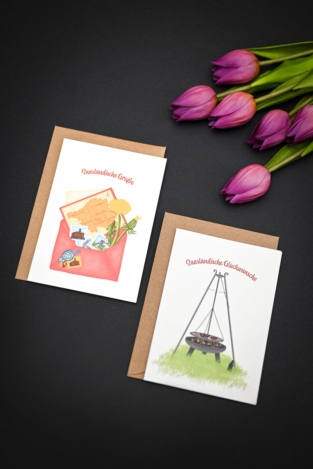Saarländisches Grußkarten Bundle