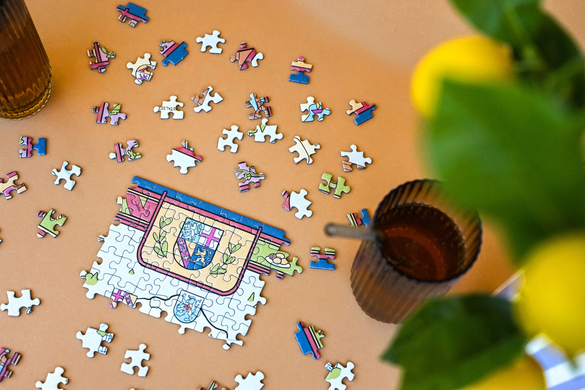 Saarland Puzzle mit 500 Teilen und illustrierter Saarlandkarte – Ansicht 9