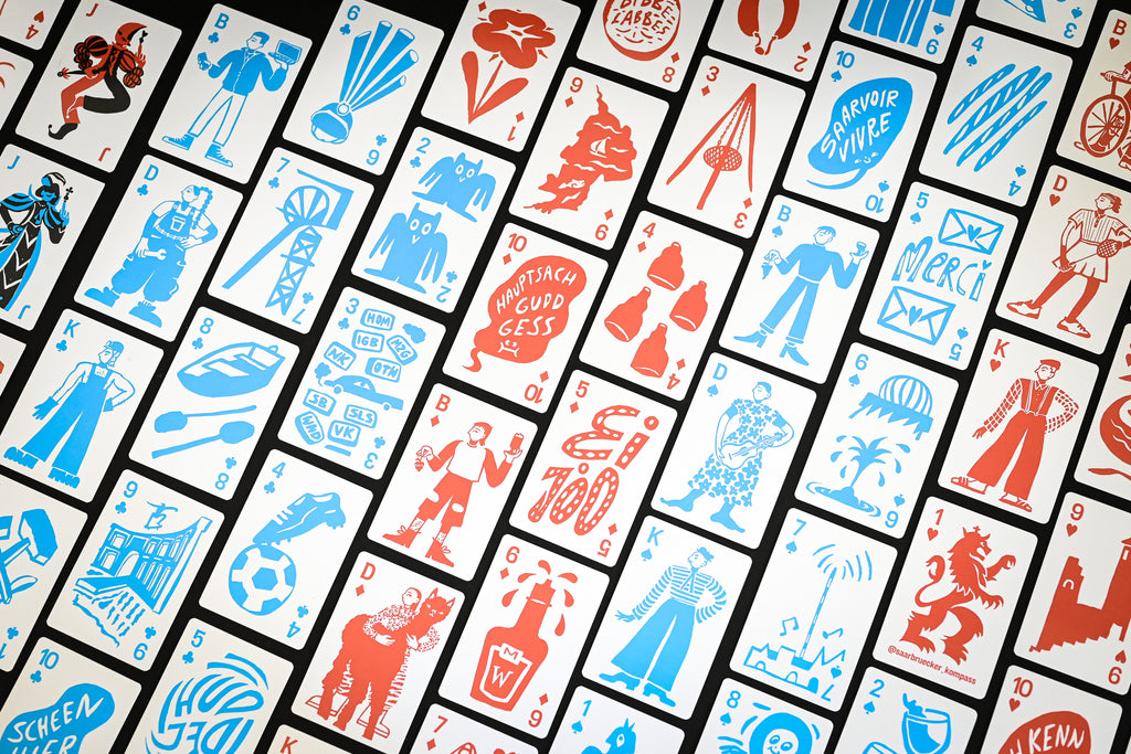 Kartenspiel "Saarländisches Blatt"