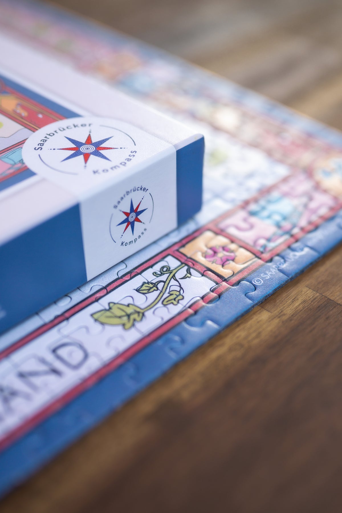 Saarland Puzzle mit 500 Teilen und illustrierter Saarlandkarte – Ansicht 10